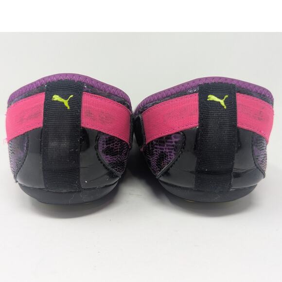 Puma Ballet Flats Puma Sport Lifestyle Bixley Animal Print Shoes Black Size 9 - Picture 4 of 13